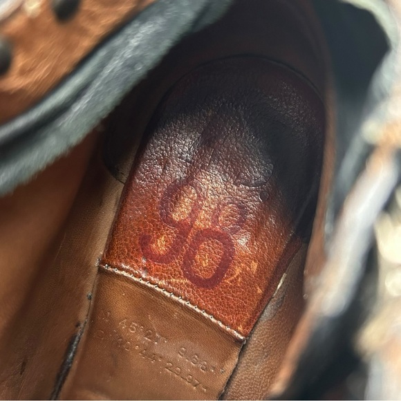 A.S. 98 Black Studded Side Zip Ankle Booties 39 - Picture 12 of 12